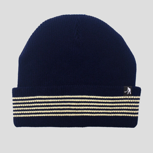 Pass Port - Organic Cotton Stripe Knit Beanie (Multiple Colors)